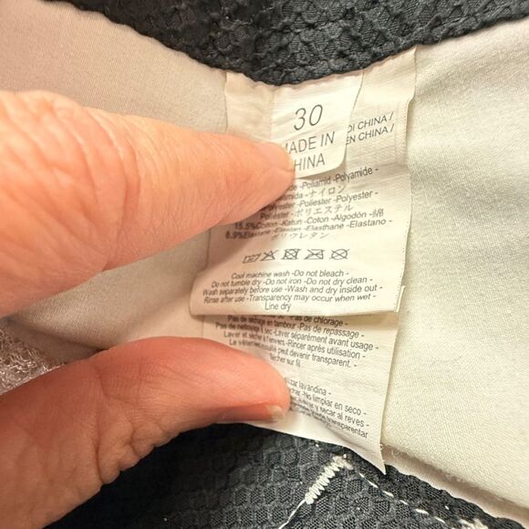 Rip Curl Gray, Blue & Yellow Striped Board Shorts - Picture 7 of 8